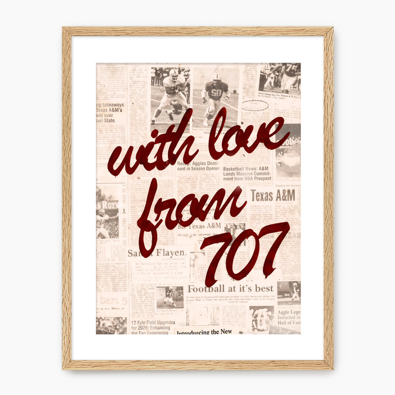 With Love from 707- Texas A&M Art