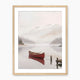Canoe on a Misty Lake Watercolor Print - Sage and Rose Prints