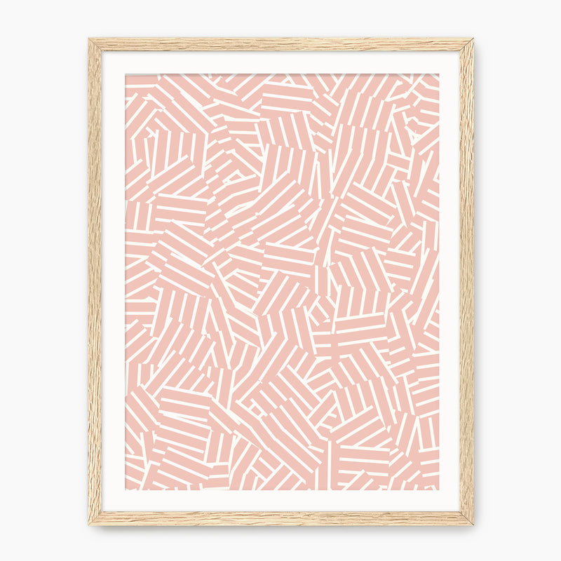 Maximalist Hash Pattern Print - Sage and Rose Prints