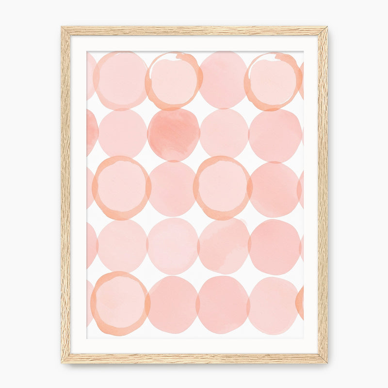 Dusty Rose Lattice Print - Sage and Rose Prints