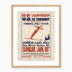 Retro Ski Poster - Nordic Ski - Sage and Rose Prints