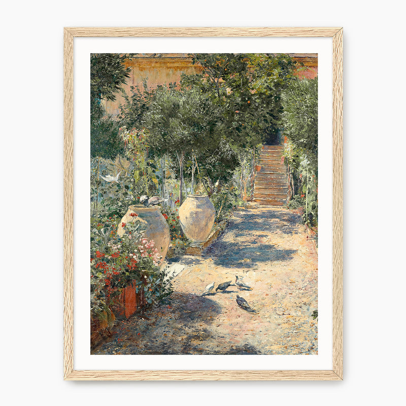 Cottage Garden in Bloom - Sage and Rose Prints