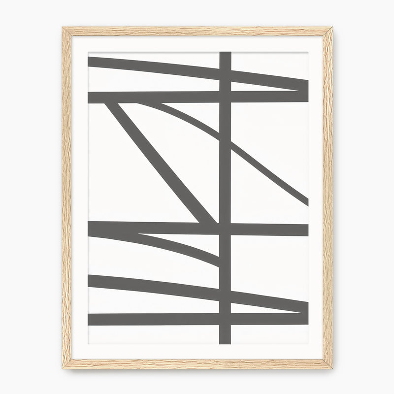 Minimalist Dove Grey Print - Sage and Rose Prints