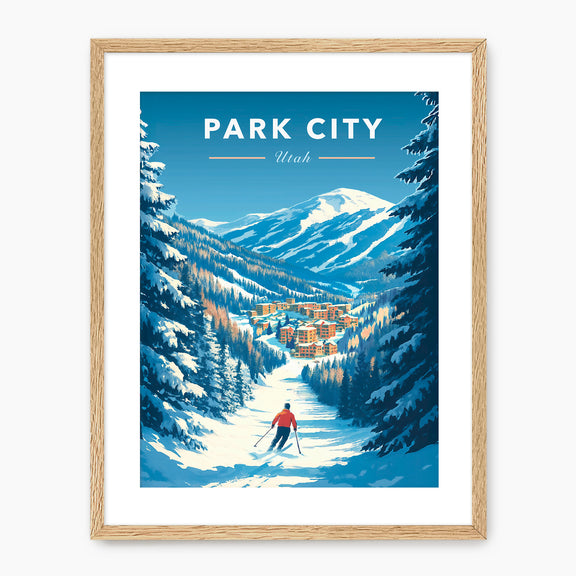Park City Travel Poster Gallery - Sage and Rose Prints