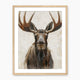 Portrait of a Moose Painting - Sage and Rose Prints