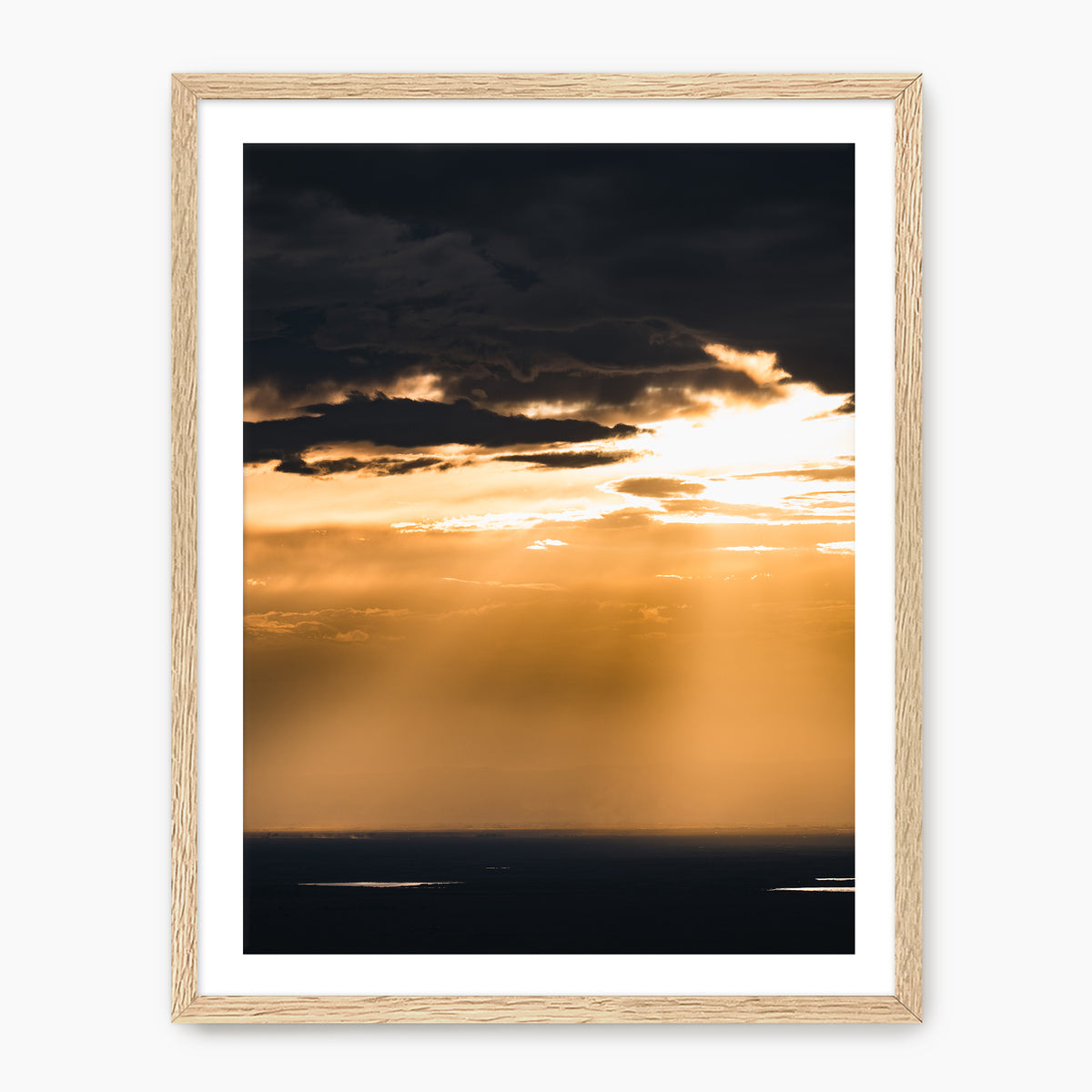 Vibrant Orange and Yellow Rays Photography - Sage and Rose Prints