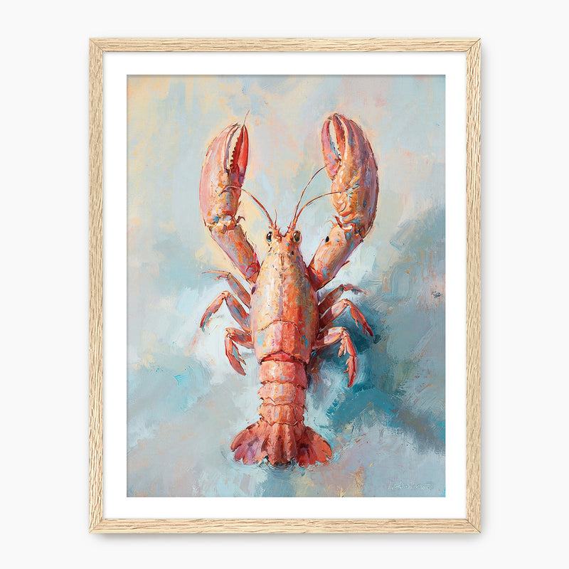 Lobster Oil Painting Print - Sage and Rose Prints