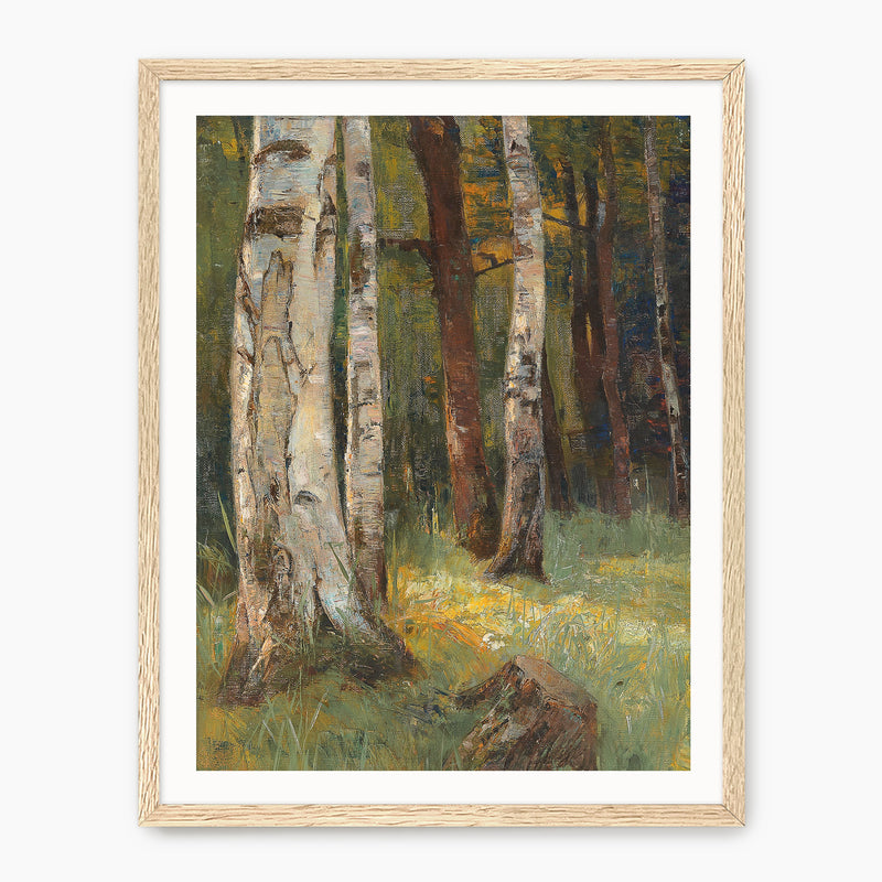 Sage Green Forest Print - Sage and Rose Prints