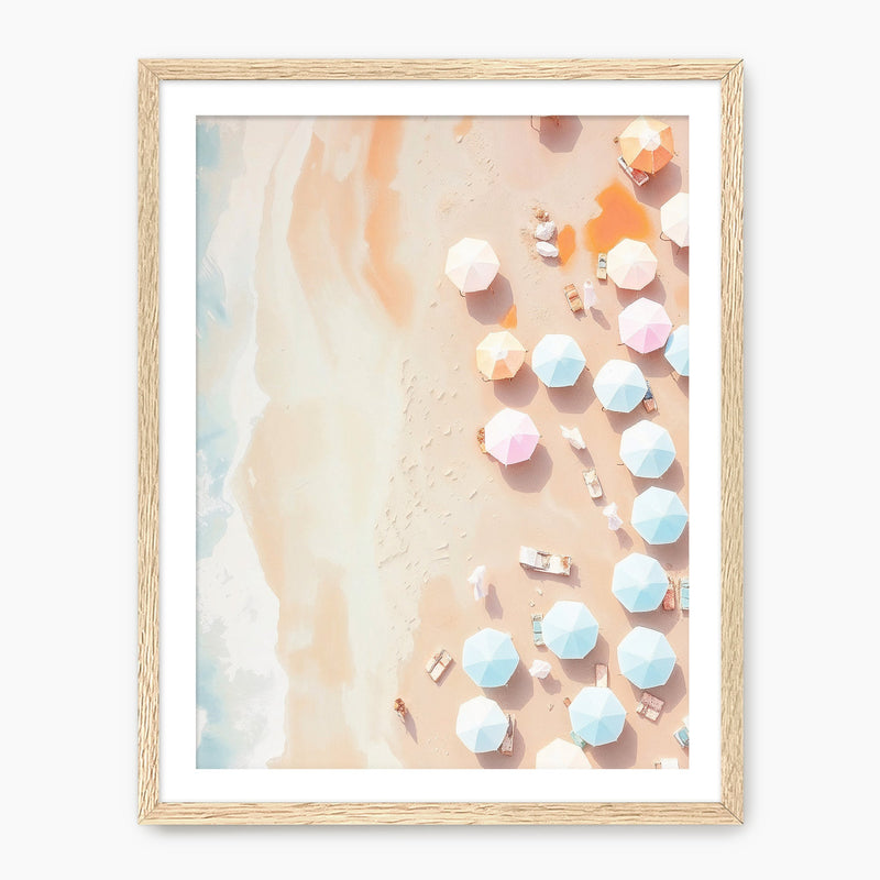 Sepia Pastel Beach Photos - Sage and Rose Prints