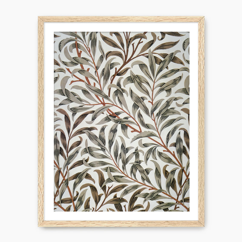 Olive Leaves Pattern Print - Sage and Rose Prints