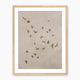 Flock of Birds Tan Japandi Watercolor - Sage and Rose Prints