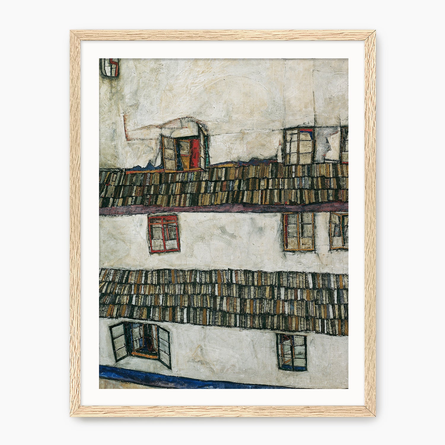 Organic Minimal Geometric House No2 - Sage and Rose Prints