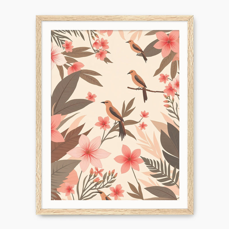 Boho Blush Paradise Print - Sage and Rose Prints