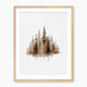 Earth Tone Trees Watercolor Painting - Sage and Rose Prints