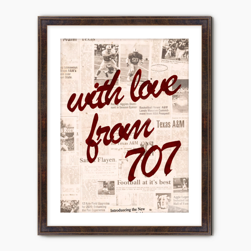 With Love from 707- Texas A&M Art