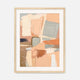 Pastel Abstract Painting - Sage and Rose Prints