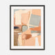 Pastel Abstract Painting - Sage and Rose Prints