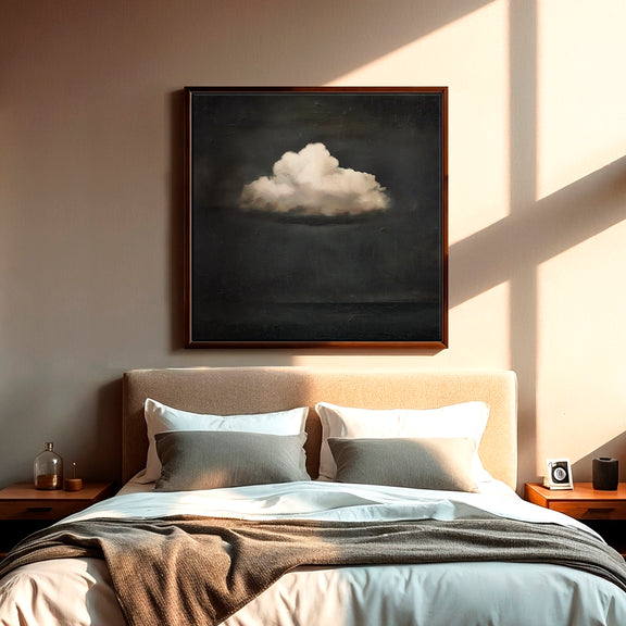 42-Moody Vintage Cloud Painting Print - Sage and Rose Prints