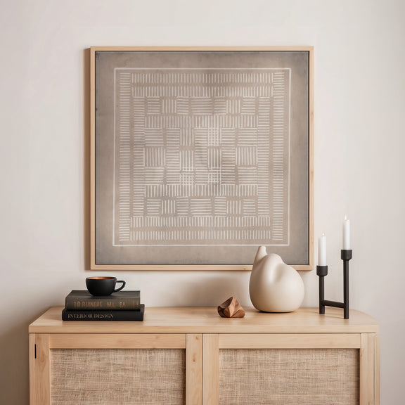 AK-21-Organic abstract of white and tan markings - Sage and Rose Prints