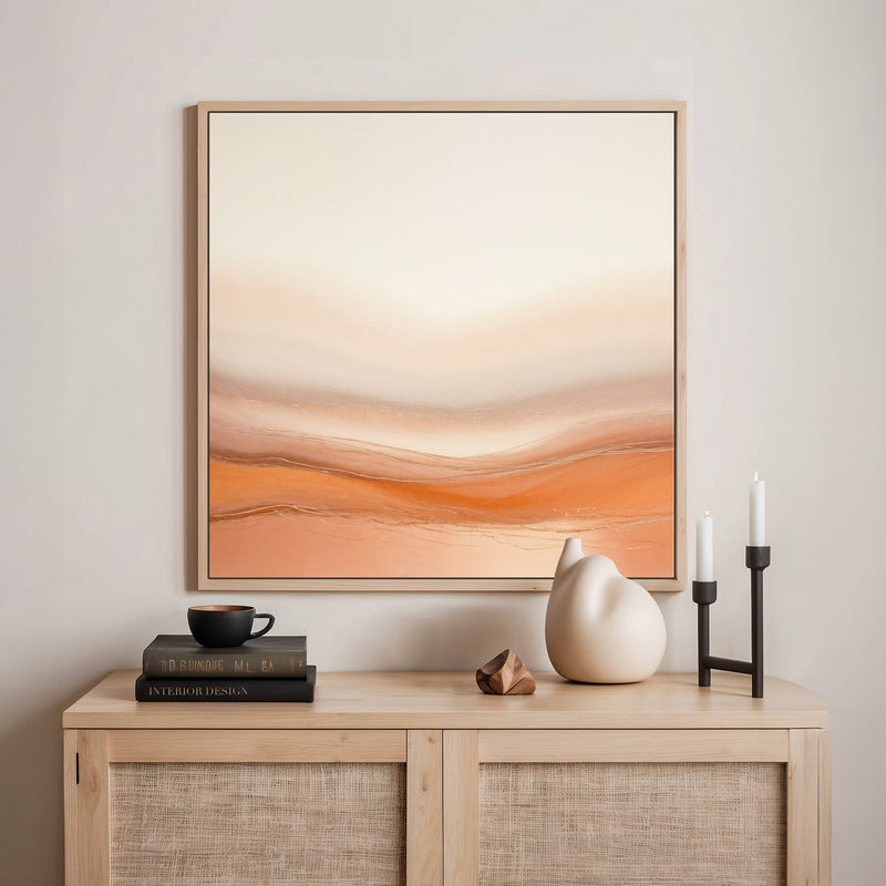 Earthy Terracotta Abstract Art - Sage and Rose Prints