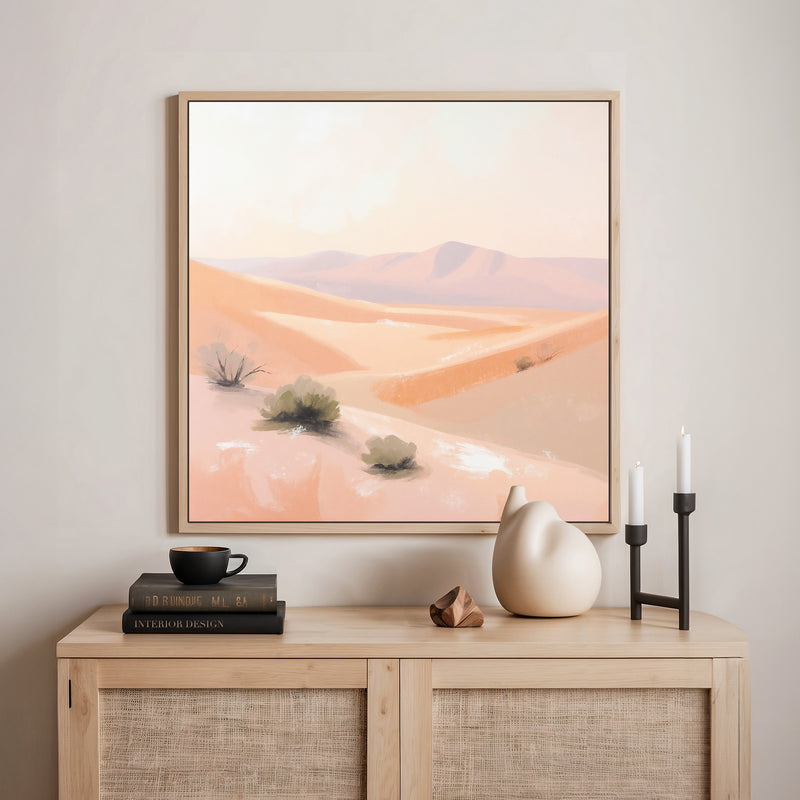 Pastel Purple Desert Landscape - Sage and Rose Prints