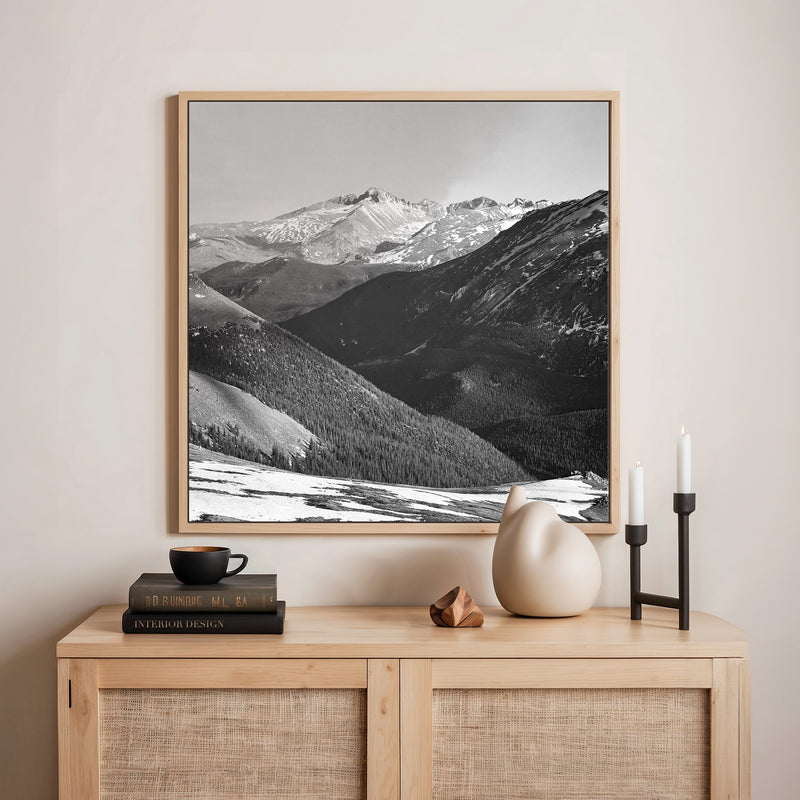 AK-18 Historic Ansel Adams Black And White Landscape Photo - Sage and Rose Prints