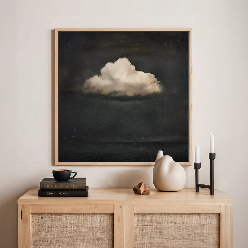 42-Moody Vintage Cloud Painting Print - Sage and Rose Prints