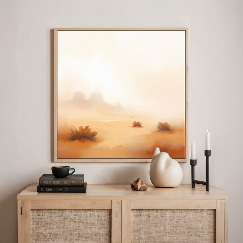 Dusty Orange Desert - Sage and Rose Prints