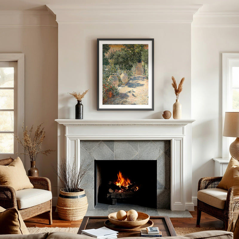 Cottage Garden in Bloom - Sage and Rose Prints