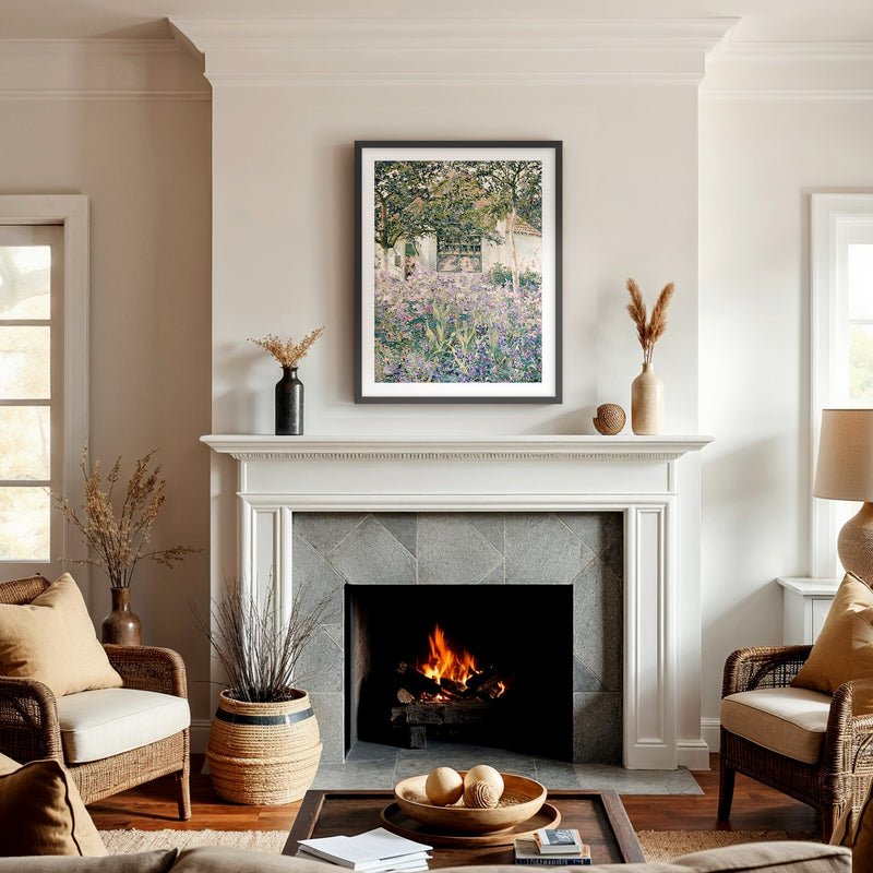 Lavender Garden Print - Sage and Rose Prints