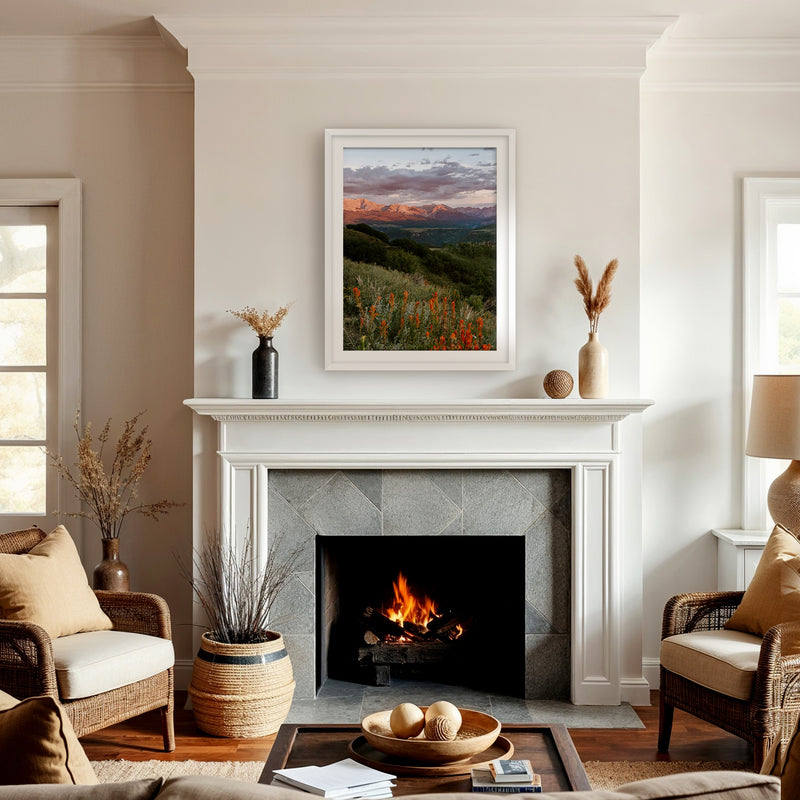 Telluride Mountain Sunset - Sage and Rose Prints