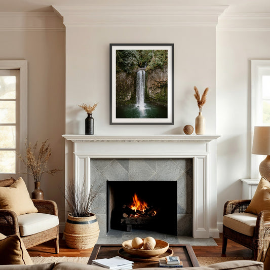 Abiqua Falls - Sage and Rose Prints