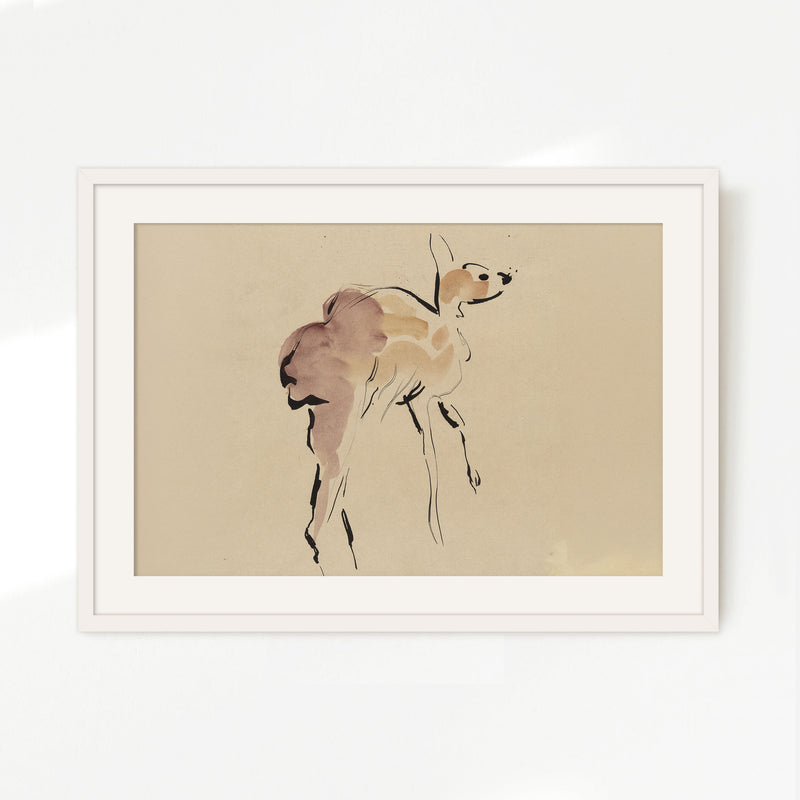 Young Deer - Sage and Rose Prints