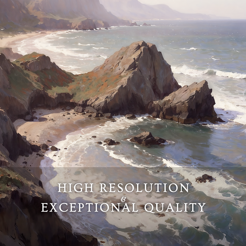 Oregon Coast Art Triptych - Sage and Rose Prints