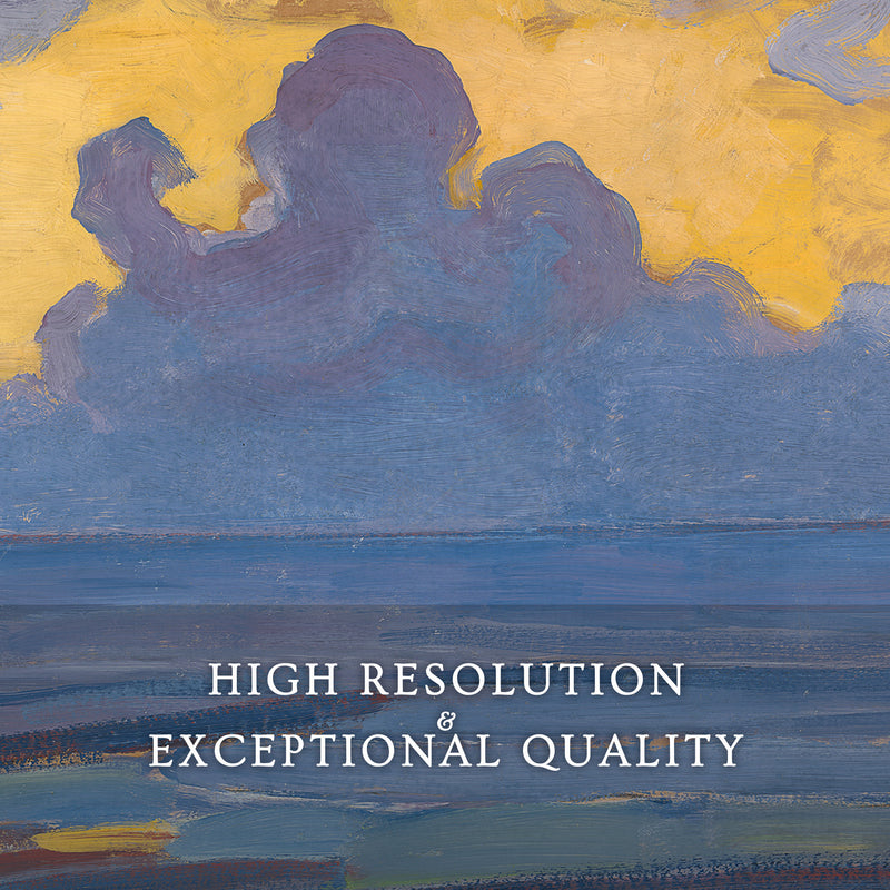 Cloud Sunset in Purple and Yellow - Sage and Rose Prints