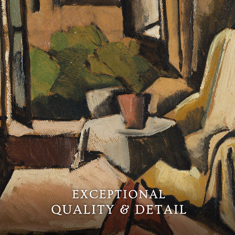 Cubist Living Room Prints - Sage and Rose Prints