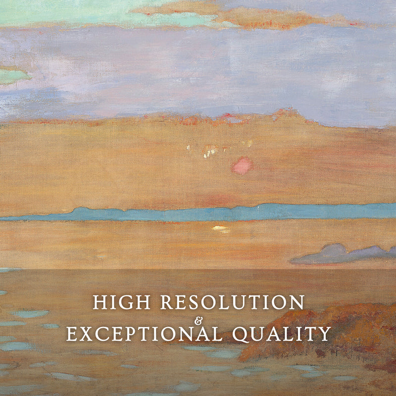 Abstract Landscape in Terracotta and Purple - Sage and Rose Prints