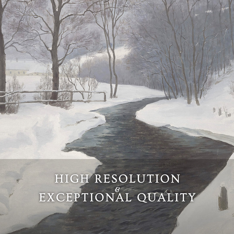 Winter Forest Landscape Triptych - Sage and Rose Prints