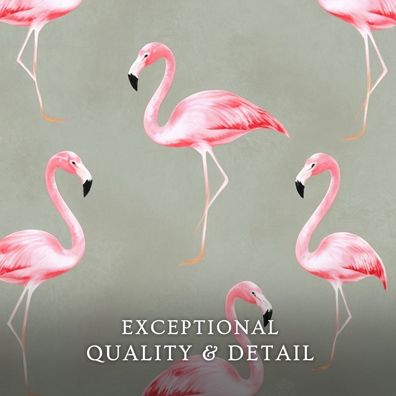 Flamingo Sage Print - Sage and Rose Prints