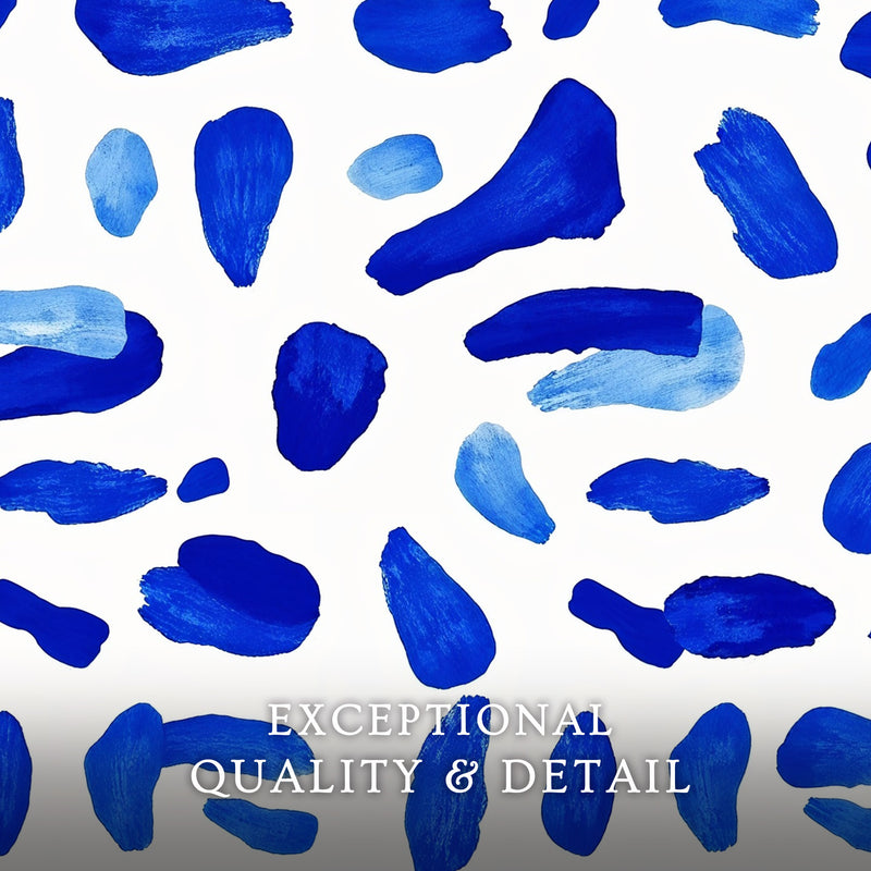 Royal Blue Abstract Pattern - Sage and Rose Prints