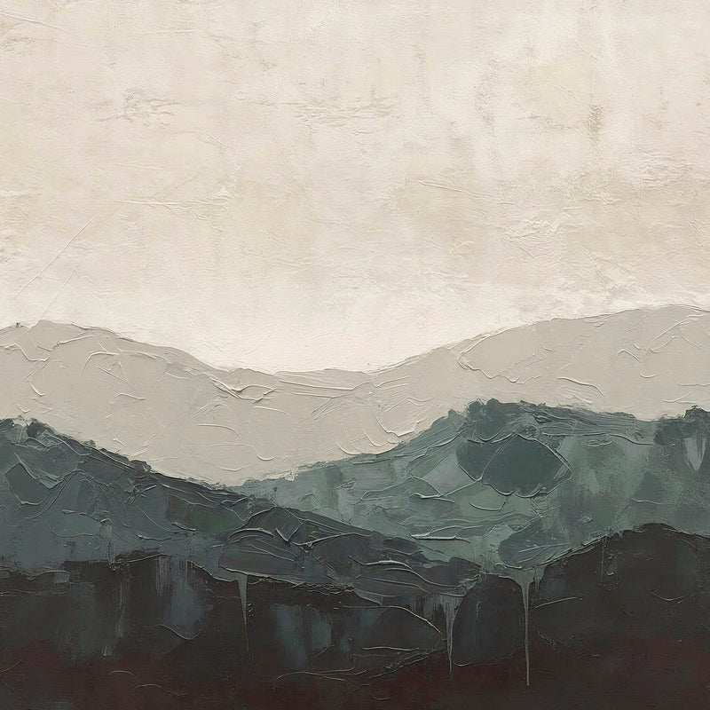 AK-13-abstract green mountain - Sage and Rose Prints