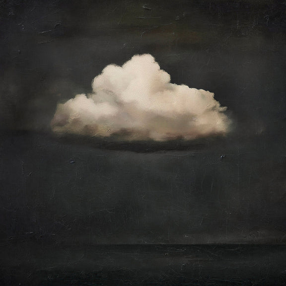 42-Moody Vintage Cloud Painting Print - Sage and Rose Prints