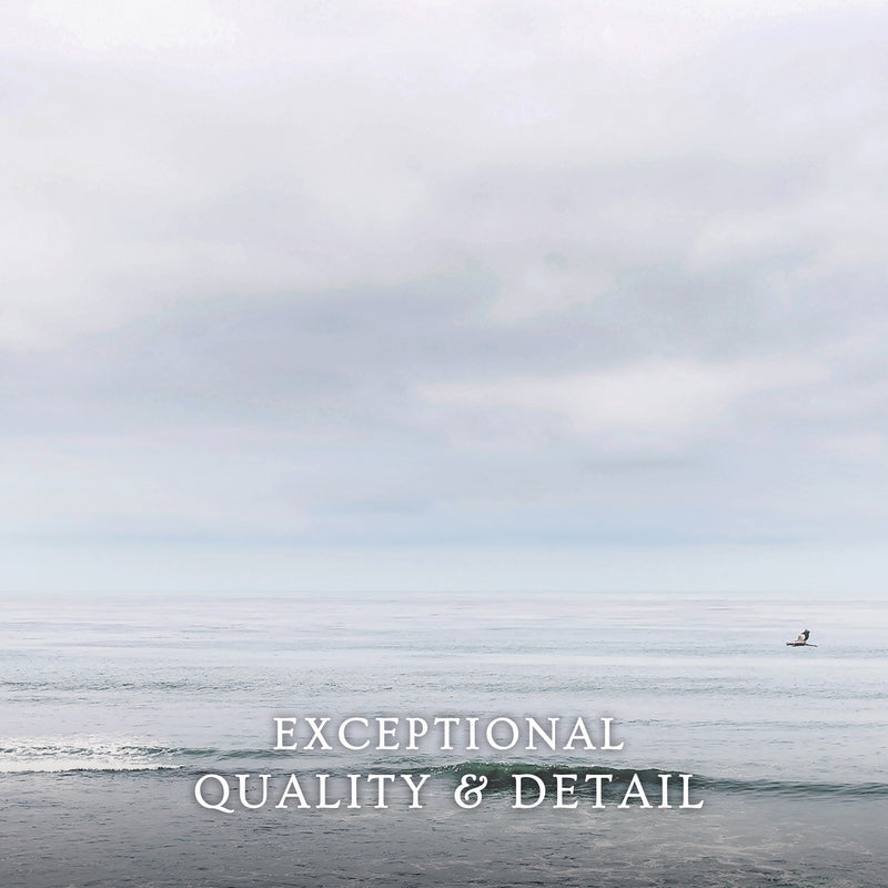 Silver Blue Sky Ocean Photo Print No1 - Sage and Rose Prints