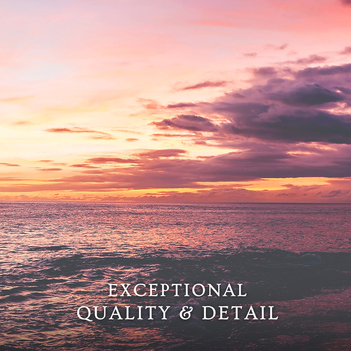 Purple and Pink Sky Ocean Photography - Sage and Rose Prints