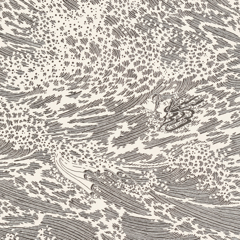 Abstract Wabi Sabi Waves Print - Sage and Rose Prints