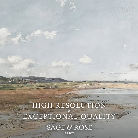 Coastal Art 06-1v - Sage and Rose Prints