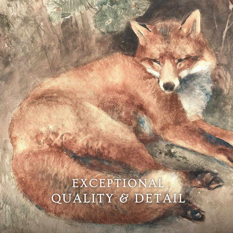 Old Masters Fox Painting - Sage and Rose Prints