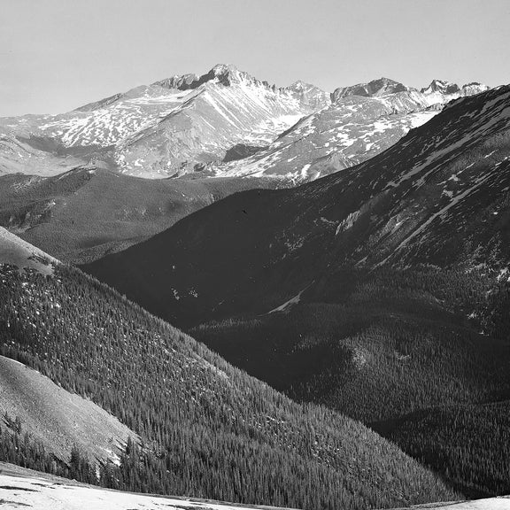 AK-18 Historic Ansel Adams Black And White Landscape Photo - Sage and Rose Prints