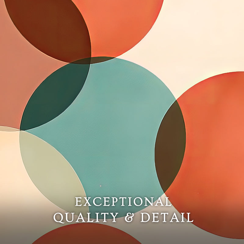 Vibrant Mid Century Print - Sage and Rose Prints