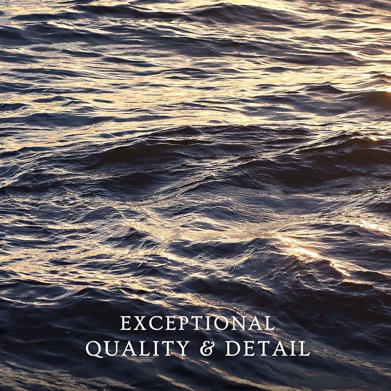 Sunset Ocean Waves Pattern Photo No1 - Sage and Rose Prints